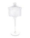Vivience Stemmed Cookie Jar In Transparent