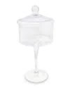 Vivience Stemmed Cookie Jar In Transparent