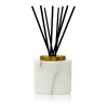 Vivience White Marble Reed Diffuser In White;gold