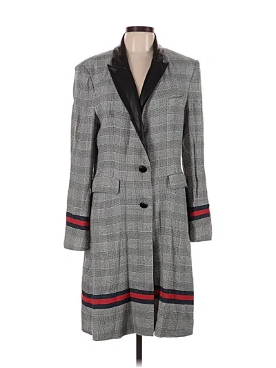 Pre-owned Vivienne Hu Coat In Gray