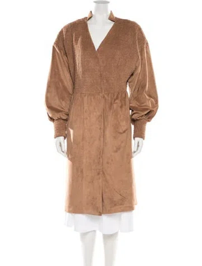Pre-owned Vivienne Hu Faux Fur Coat In Neutral