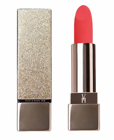 Vivienne Hu Goldsand Long Lasting Creamy Satin And Soft Matte Lipstick, 0.15 oz In 904 Lure Kiss