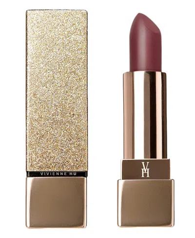 Vivienne Hu Goldsand Shine Lipstick, 0.15 oz In 704 Mocha Glow