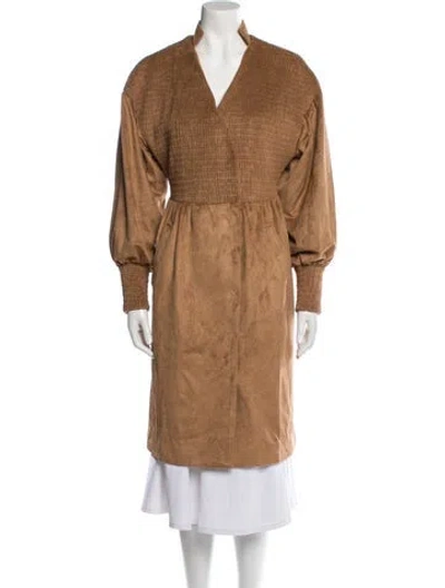 Pre-owned Vivienne Hu Midi Length Dress In Neutral