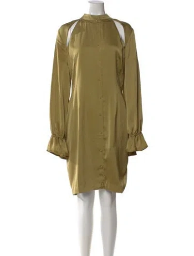 Pre-owned Vivienne Hu Mini Dress In Green