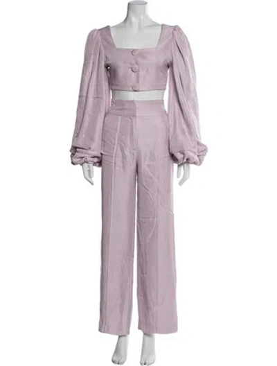 Pre-owned Vivienne Hu Pant Set In Purple