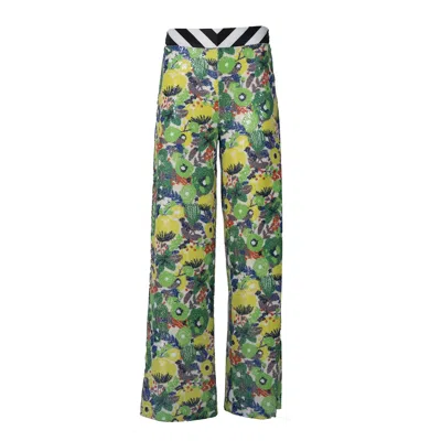 Vivienne Pash Women's Karri Sequin Wide Leg Pant In Green