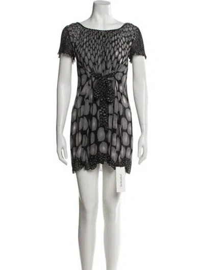 Pre-owned Vivienne Tam 2010's Mini Dress In Multi