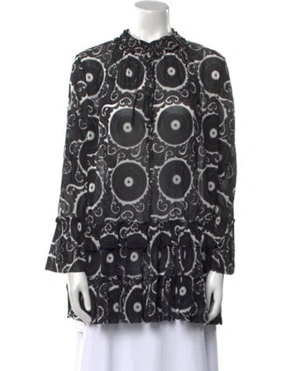 Pre-owned Vivienne Tam 2010's Printed Tunic In Multi