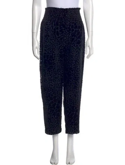 Pre-owned Vivienne Tam Animal Print Straight Leg Pants In Multi