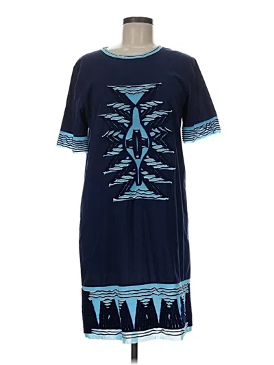 Pre-owned Vivienne Tam Casual Dress In Blue