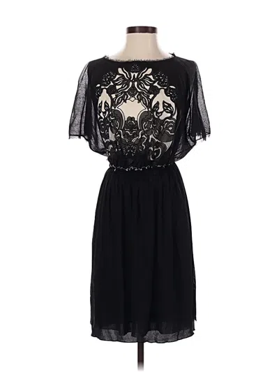Pre-owned Vivienne Tam Cocktail Dress In Black
