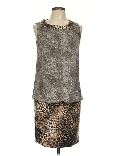 Pre-owned Vivienne Tam Cocktail Dress In Gray