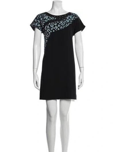 Pre-owned Vivienne Tam Floral Print Mini Dress In Multi