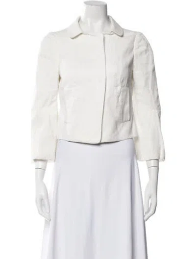 Pre-owned Vivienne Tam Jacket In White