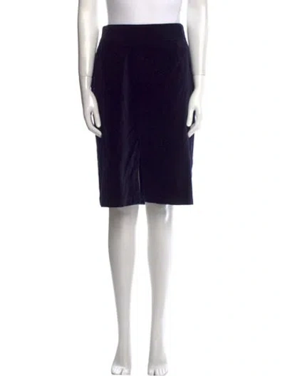Pre-owned Vivienne Tam Knee-length Skirt In Black