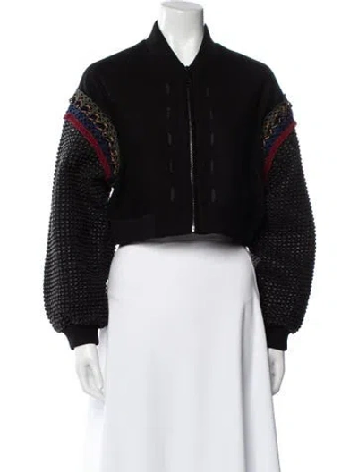 Pre-owned Vivienne Tam Late 2000's - Early 2010's Wool Jacket In Black
