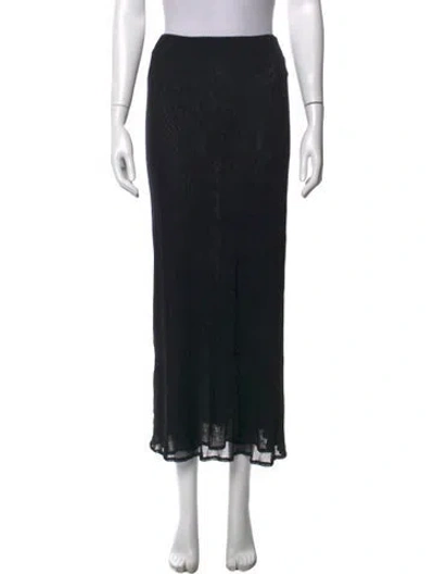 Pre-owned Vivienne Tam Long Skirt In Black