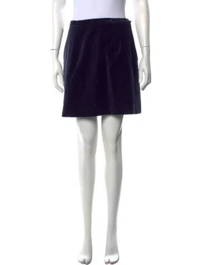 Pre-owned Vivienne Tam Mini Skirt In Black