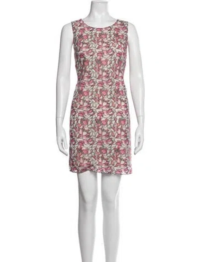 Pre-owned Vivienne Tam Nylon Mini Dress In Neutral