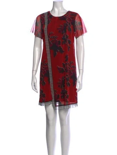 Pre-owned Vivienne Tam Nylon Mini Dress In Pink