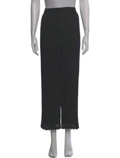 Pre-owned Vivienne Tam Nylon Wide Leg Pants In Gray