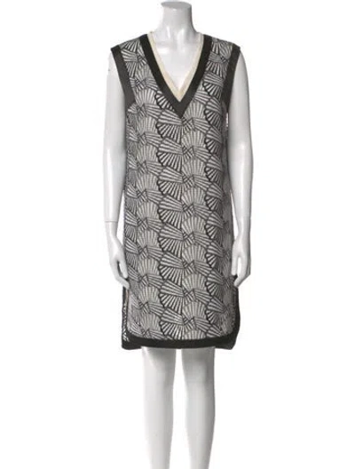 Pre-owned Vivienne Tam Printed Mini Dress In Multi