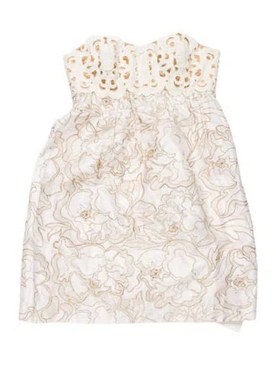 Pre-owned Vivienne Tam Silk Mini Dress In Multicolor