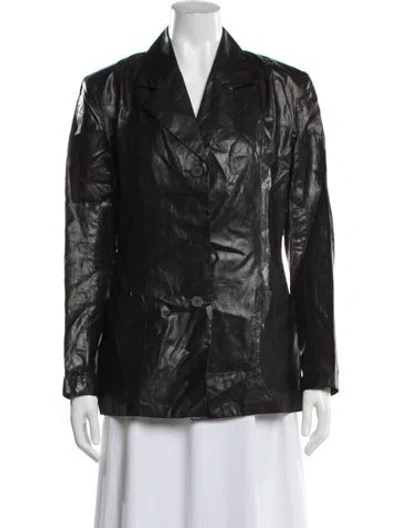 Pre-owned Vivienne Tam Vintage 1990's Blazer In Black