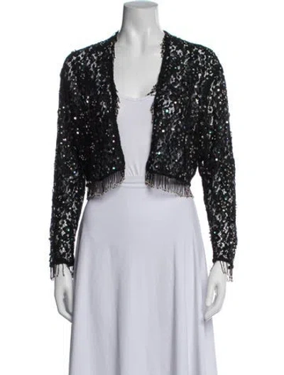 Pre-owned Vivienne Tam Vintage 1990's Bolero In Black