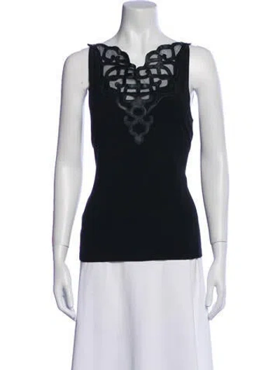 Pre-owned Vivienne Tam Vintage 1990's Top In Black