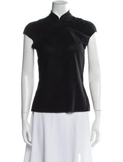 Pre-owned Vivienne Tam Vintage 1990's Top In Black
