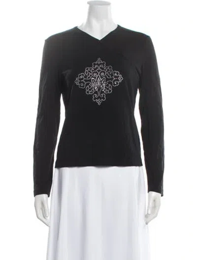 Pre-owned Vivienne Tam Vintage 1990's Top In Black