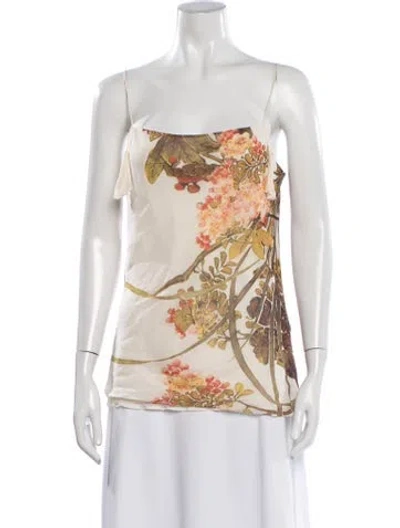 Pre-owned Vivienne Tam Vintage 1990's Top In Neutrals