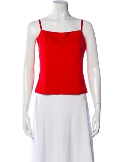 Pre-owned Vivienne Tam Vintage 1990's Top In Red