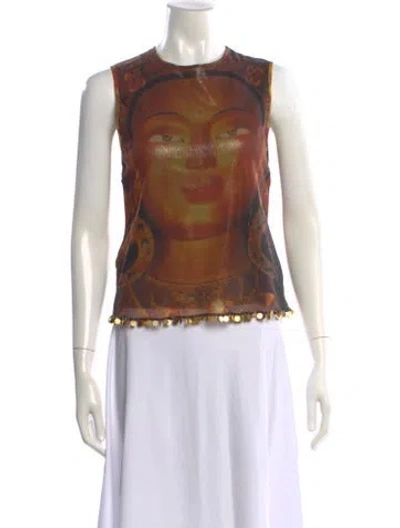 Pre-owned Vivienne Tam Vintage 1997 Top In Multi