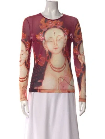 Pre-owned Vivienne Tam Vintage 1997 Top In Pink