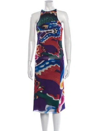 Pre-owned Vivienne Tam Vintage 2000 Skirt Set In Multicolor