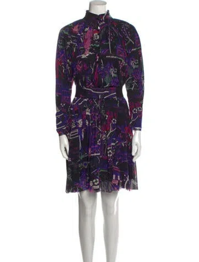 Pre-owned Vivienne Tam Vintage Knee-length Dress In Black