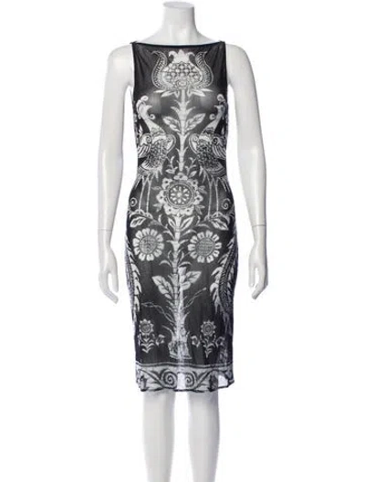 Pre-owned Vivienne Tam Vintage Knee-length Dress In Multi