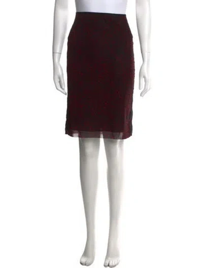 Pre-owned Vivienne Tam Vintage Knee-length Skirt In Black