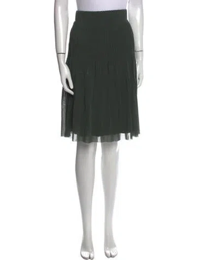 Pre-owned Vivienne Tam Vintage Knee-length Skirt In Green