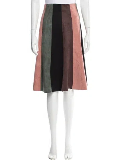 Pre-owned Vivienne Tam Vintage Knee-length Skirt In White
