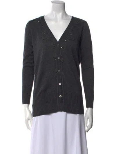 Pre-owned Vivienne Tam Vintage Late 1990's - Early 2000's Sweater In Gray