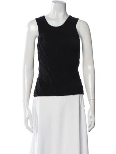Pre-owned Vivienne Tam Vintage Late 1990's - Early 2000's Top In Black