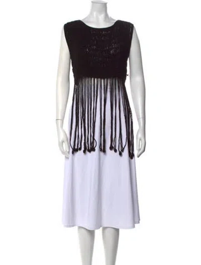 Pre-owned Vivienne Tam Vintage Late 1990's - Early 2000's Top In Black