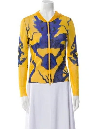 Pre-owned Vivienne Tam Vintage Late 1990's - Early 2000's Top In Multi