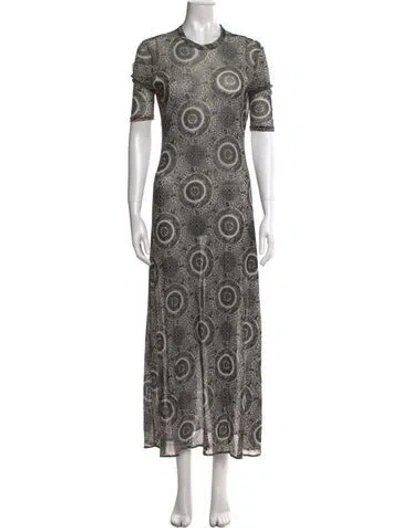 Pre-owned Vivienne Tam Vintage Long Dress In Multi