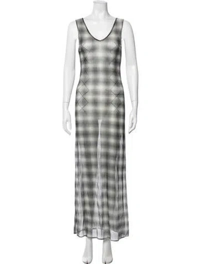 Pre-owned Vivienne Tam Vintage Long Dress In Multi