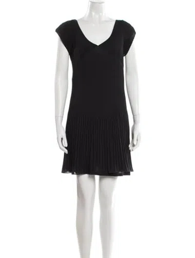 Pre-owned Vivienne Tam Vintage Mini Dress In Black